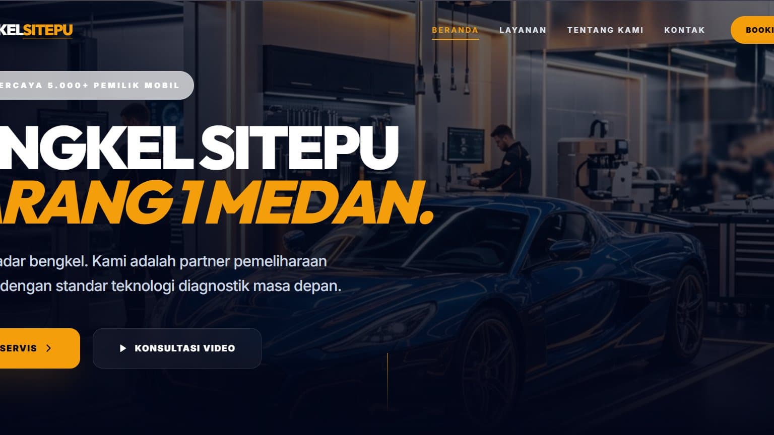 Website Bengkel Sitepu