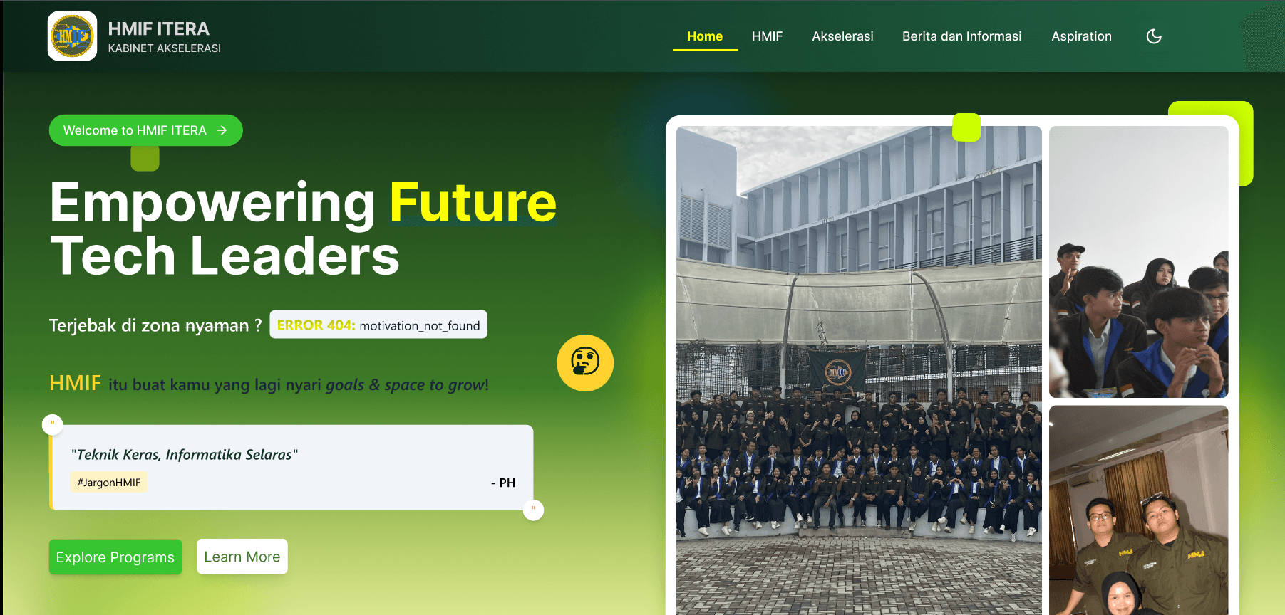 Website HMIF ITERA